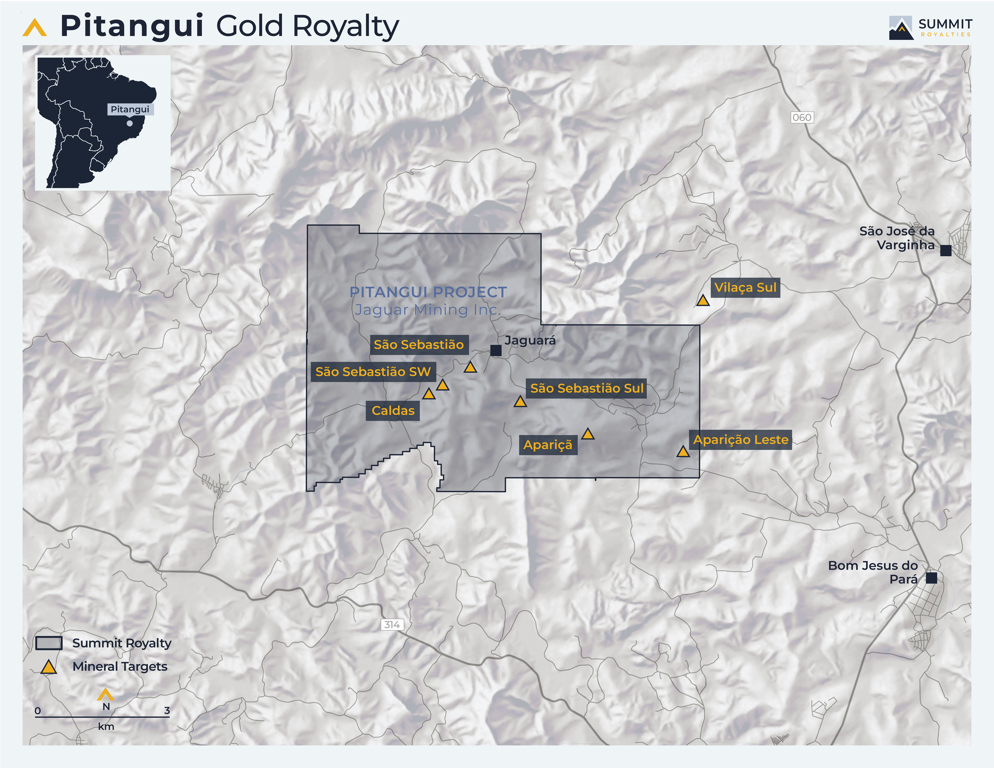 Pitangui Map